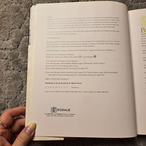 Prevention Healthy Cooking “Eat Up Slim Down” Recipes Cookbook Hardcover HEALTH - Picture 9 of 11